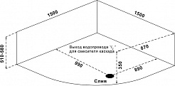 Bas Акриловая ванна Аура 150х150 – фотография-5